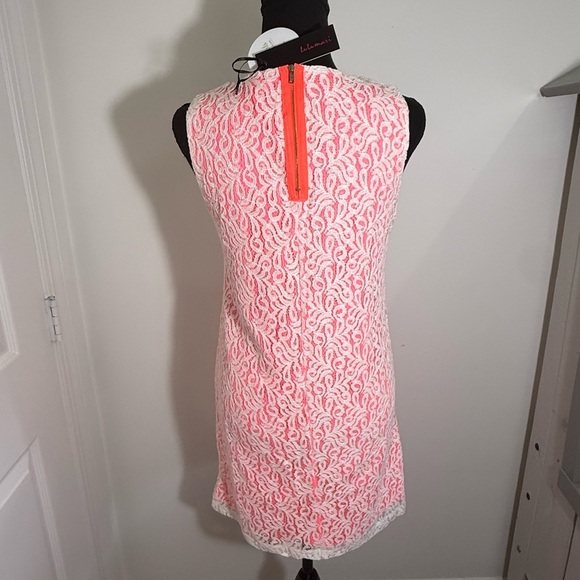 Material Girl Pink and White Asymmetrical Sundress - Picture 5 of 7